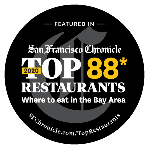 San Francisco Chronicle Top 88 badge